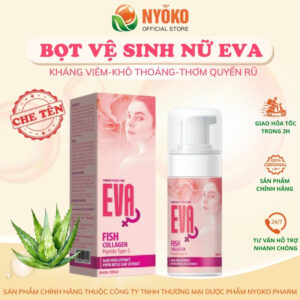 Dung dịch vệ sinh phụ nữ dạng bọt NYOKO PHARM chống viêm nhiễm nấm ngứa 100ml khử mùi hiệu quả hỗ trợ làm hồng