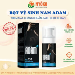 Combo 2 Bọt vệ sinh nam giới Nyoko dung dịch tạo bọt 150ml giảm viêm nhiễm nấm ngứa và mùi khó chịu