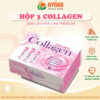 Collagen uống thủy phân chiết xuất cá tuyết Nhật Bản chống lão hóa hàm lượng 1250mg/viên hộp 3 lọ x 20 viên NYOKO PHARM